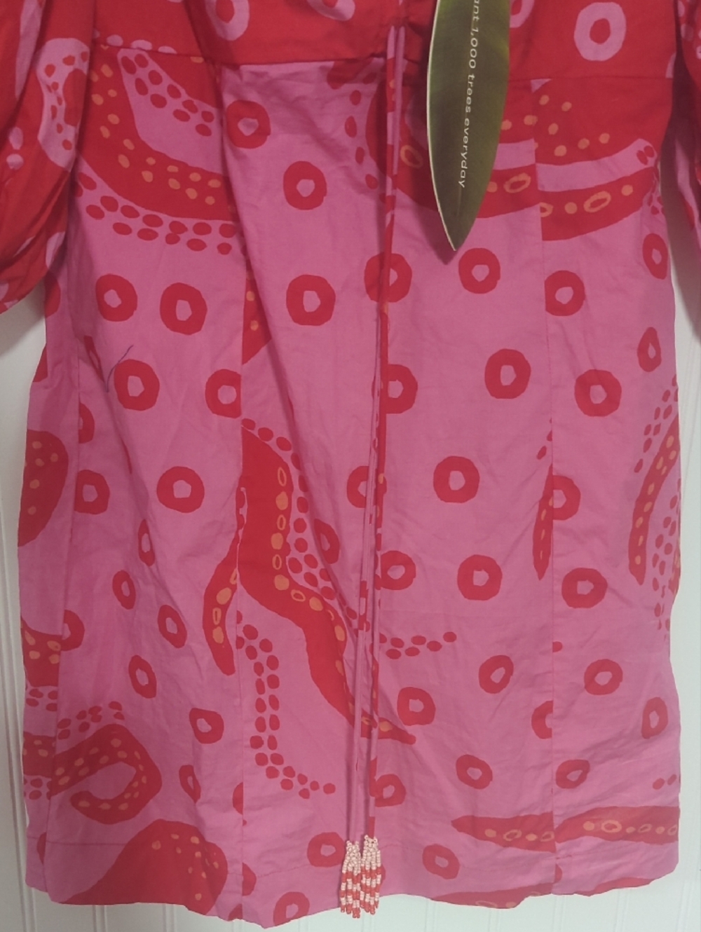 Farm Rio Octocool Puff Sleeve Mini Dress - Picture 4 of 7